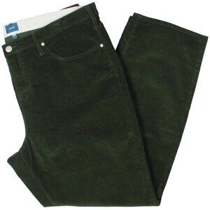 Jag Jeans Womens Ruby Green High Rise Stretch Straight Leg Jeans 24W Fall Winter